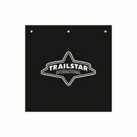 TRAILSTAR MUD FLAP, INSPECTION 14" X 14" X 3/8" W/ WHITE LOGO